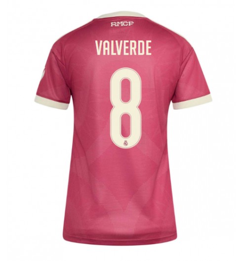 Real Madrid Federico Valverde #8 Tredjedrakt Dame 2026-27 Korte ermer Real Madrid Federico Valverde #8 Tredjedrakt Dame 2026-27 Korte ermer